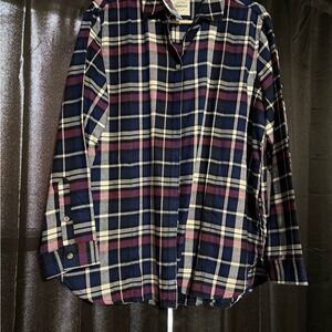 Plaid Button-Up Shirt - New with Tag